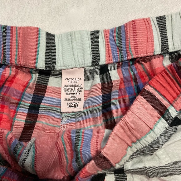Victoria's Secret Plaid Pajama Set - Red and Black - Picture 3 of 10